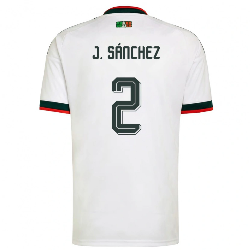Danxen Pánské Mexiko Jorge Sánchez #2 Bílá Vínová Zelená Daleko Hráčské Dresy 26-28 Dres