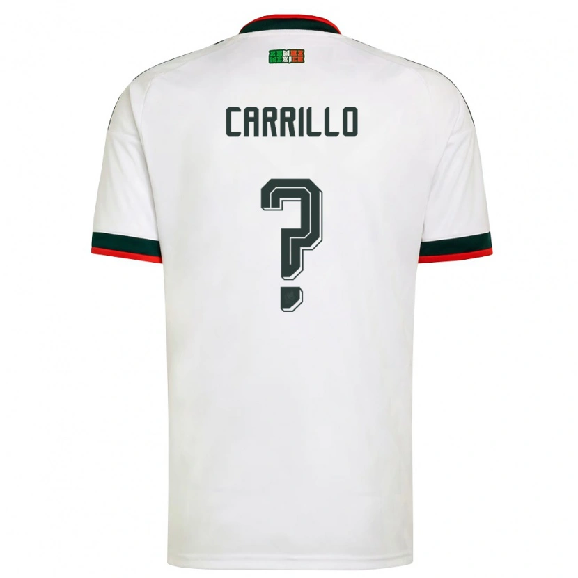 Danxen Pánské Mexiko Stéphano Carrillo #0 Bílá Vínová Zelená Daleko Hráčské Dresy 26-28 Dres