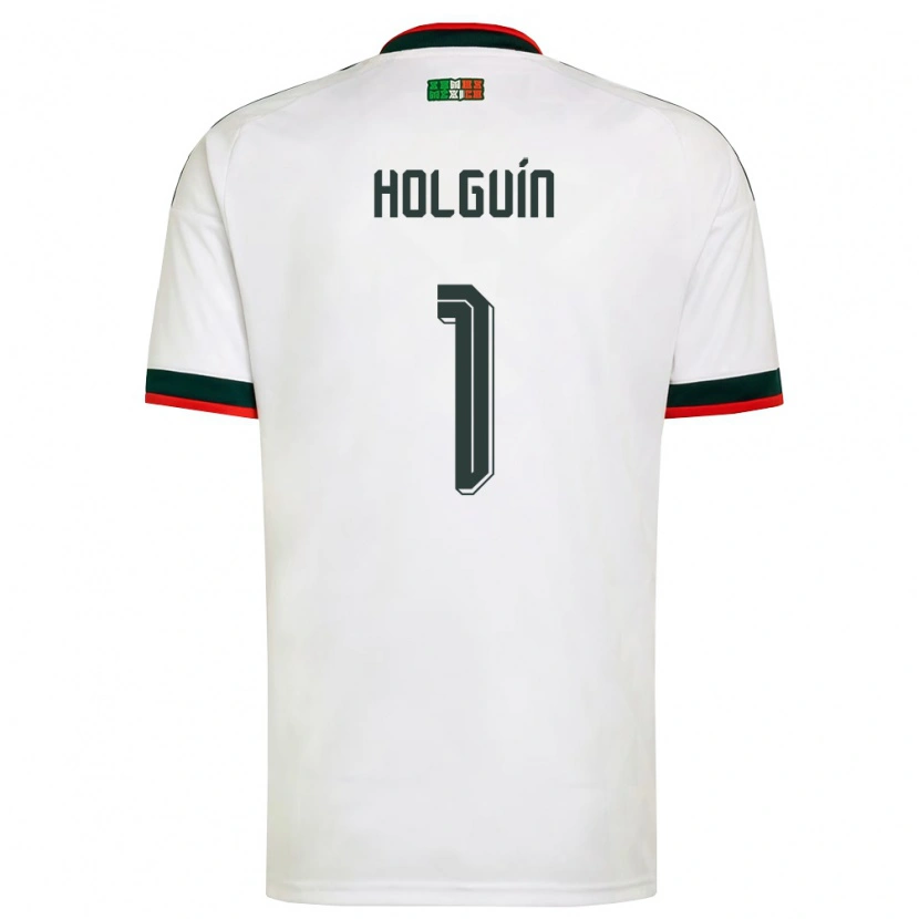 Danxen Pánské Mexiko Hector Holguin #1 Bílá Vínová Zelená Daleko Hráčské Dresy 26-28 Dres