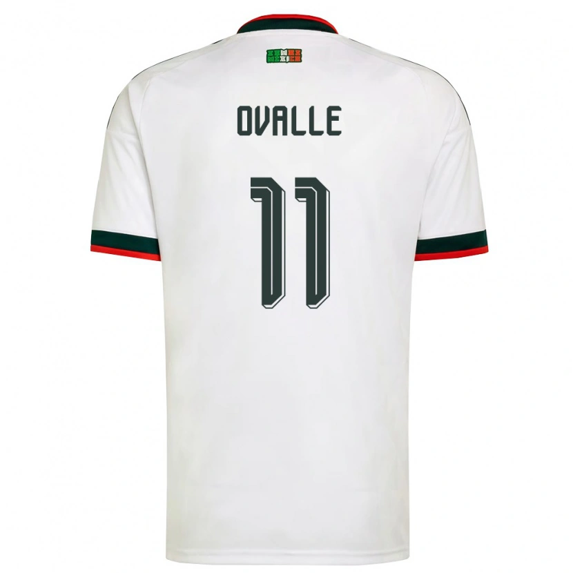 Danxen Pánské Mexiko Lizbeth Ovalle #11 Bílá Vínová Zelená Daleko Hráčské Dresy 26-28 Dres