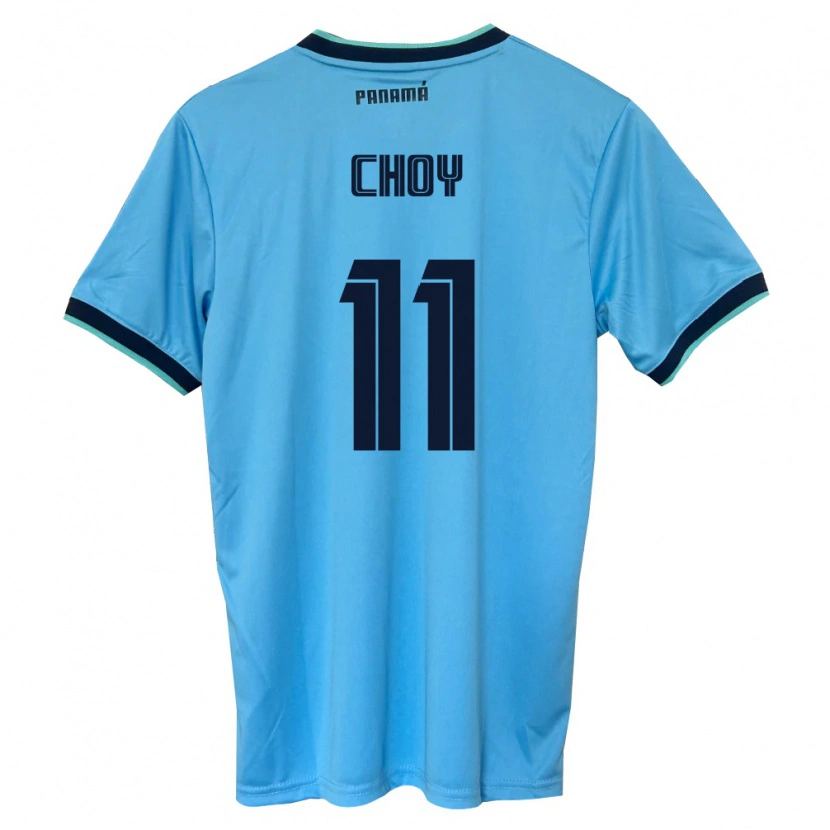 Danxen Pánské Panama Joseph Choy #11 Nebeská Modrá Černá Daleko Hráčské Dresy 26-28 Dres