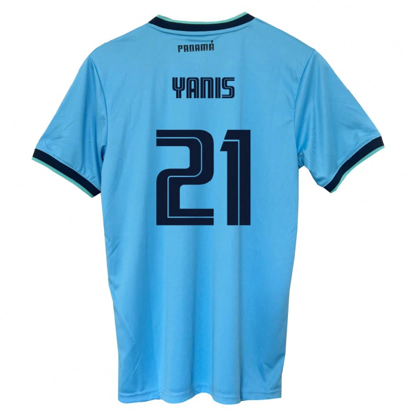 Danxen Pánské Panama César Yanis #21 Nebeská Modrá Černá Daleko Hráčské Dresy 26-28 Dres
