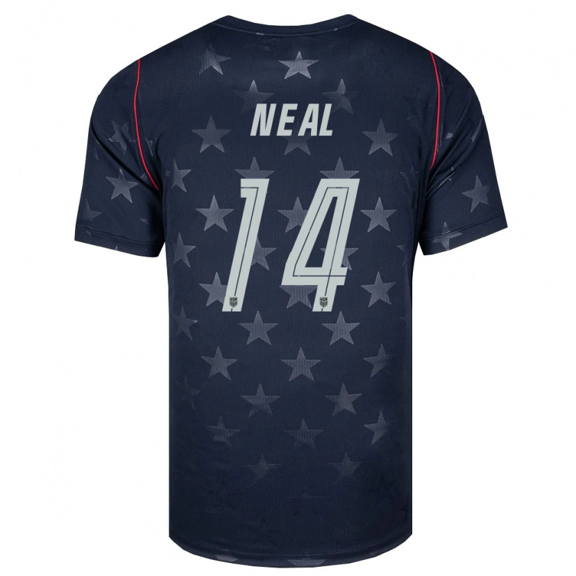 Danxen Pánské Spojené Státy Americké Jalen Neal #14 Černá Bílá Červená Daleko Hráčské Dresy 26-28 Dres