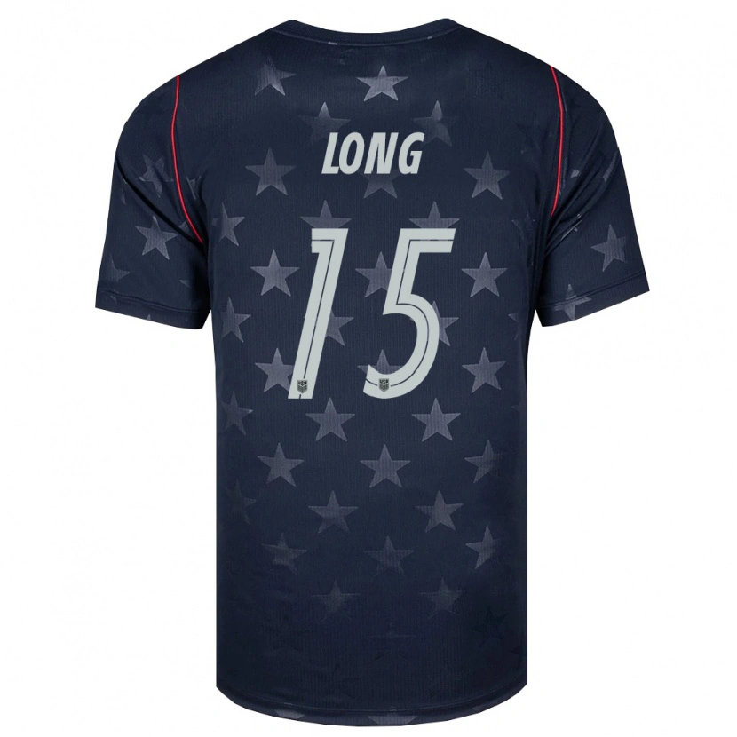 Danxen Pánské Spojené Státy Americké Aaron Long #15 Černá Bílá Červená Daleko Hráčské Dresy 26-28 Dres