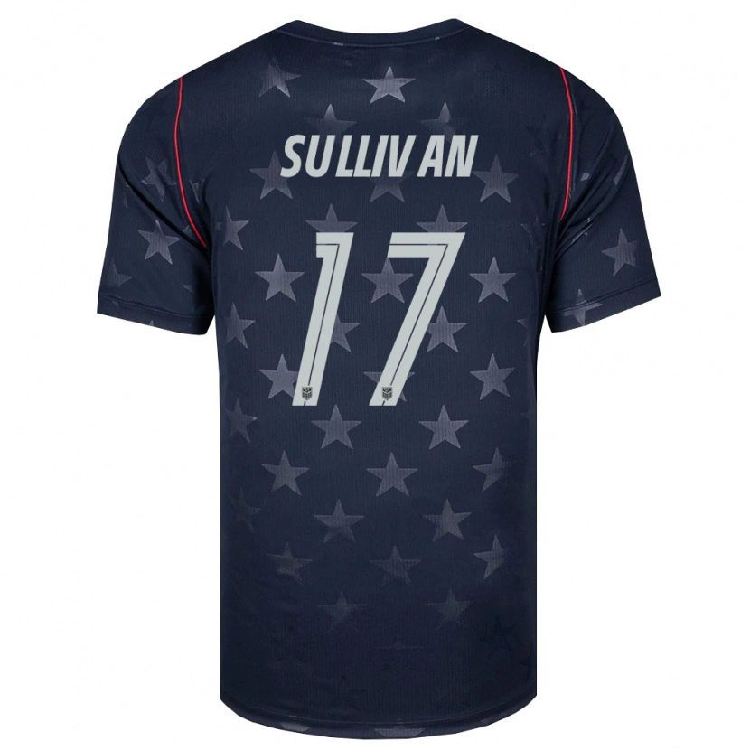 Danxen Pánské Spojené Státy Americké Andi Sullivan #17 Černá Bílá Červená Daleko Hráčské Dresy 26-28 Dres
