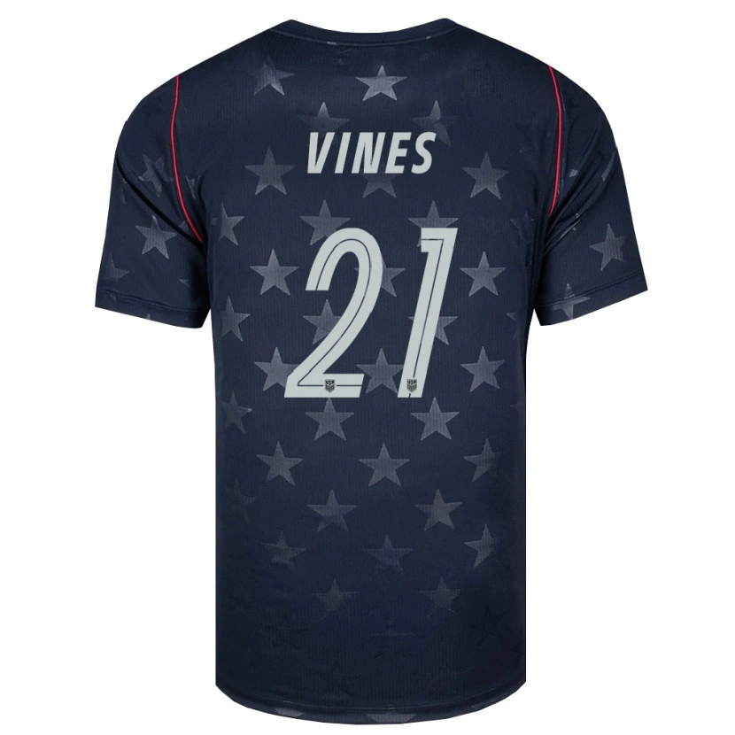 Danxen Pánské Spojené Státy Americké Sam Vines #21 Černá Bílá Červená Daleko Hráčské Dresy 26-28 Dres