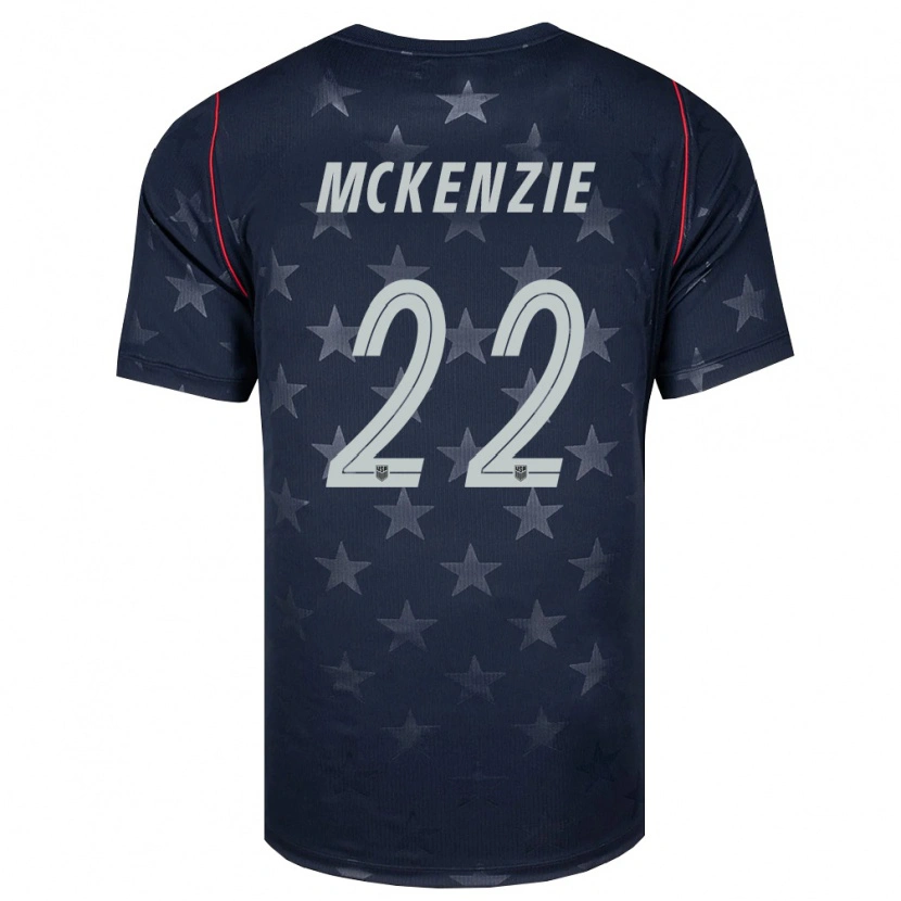 Danxen Pánské Spojené Státy Americké Mark Mckenzie #22 Černá Bílá Červená Daleko Hráčské Dresy 26-28 Dres
