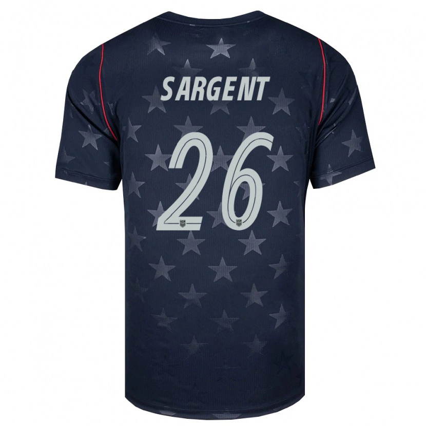 Danxen Pánské Spojené Státy Americké Josh Sargent #26 Černá Bílá Červená Daleko Hráčské Dresy 26-28 Dres