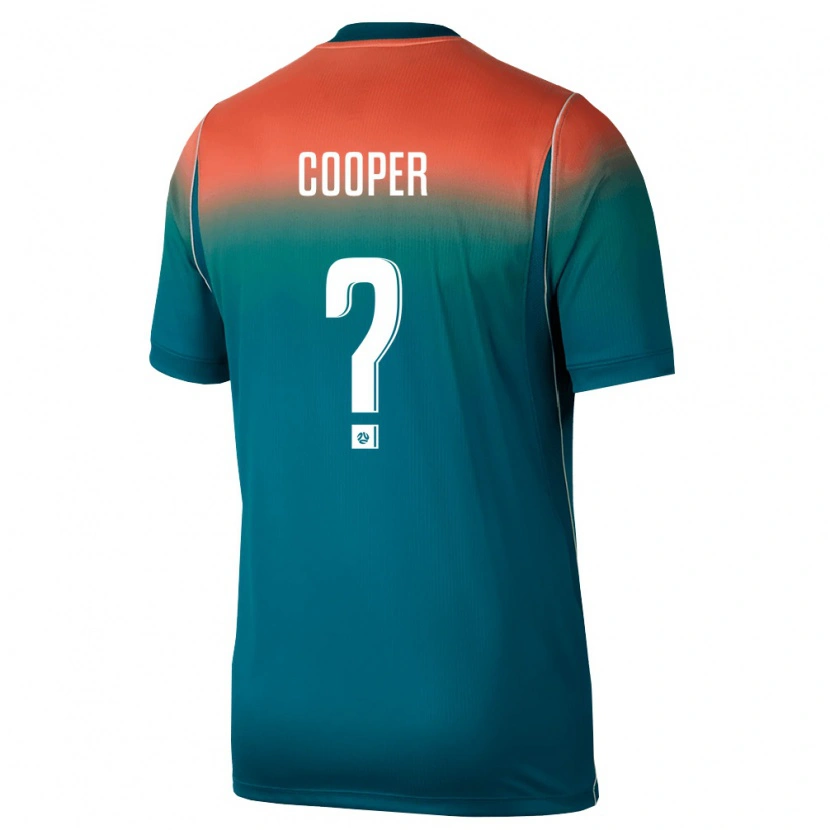 Danxen Pánské Austrálie Max Cooper #0 Zelená Růžová Daleko Hráčské Dresy 26-28 Dres