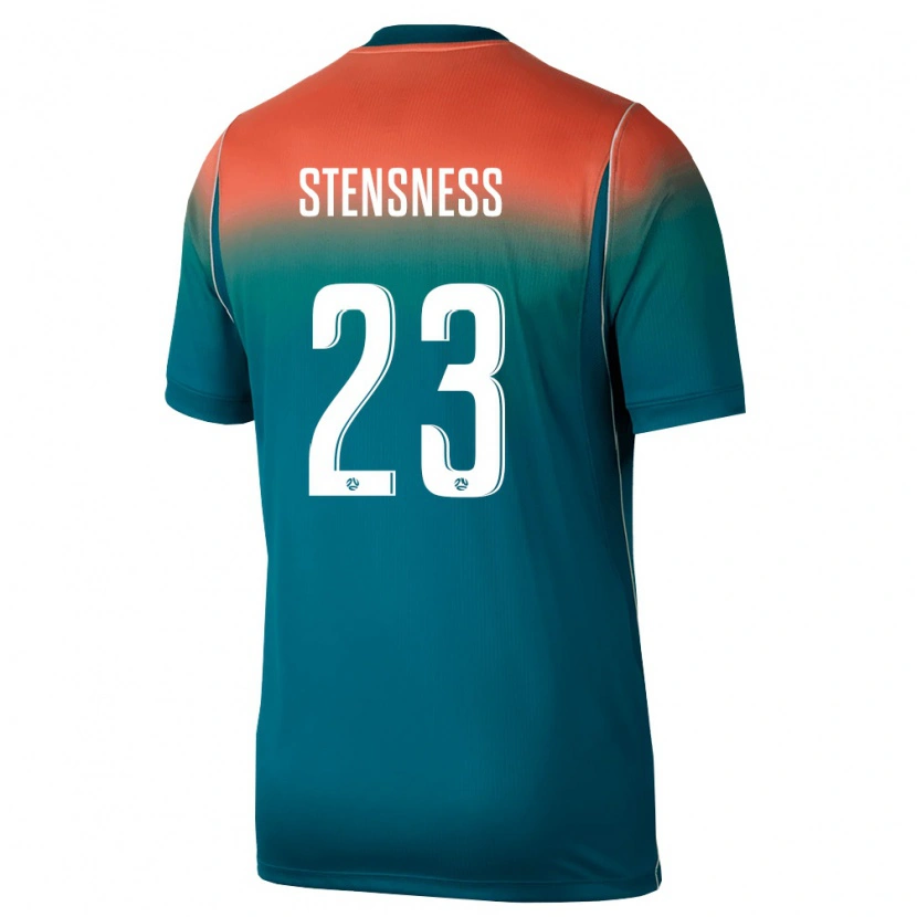 Danxen Pánské Austrálie Gianni Stensness #23 Zelená Růžová Daleko Hráčské Dresy 26-28 Dres