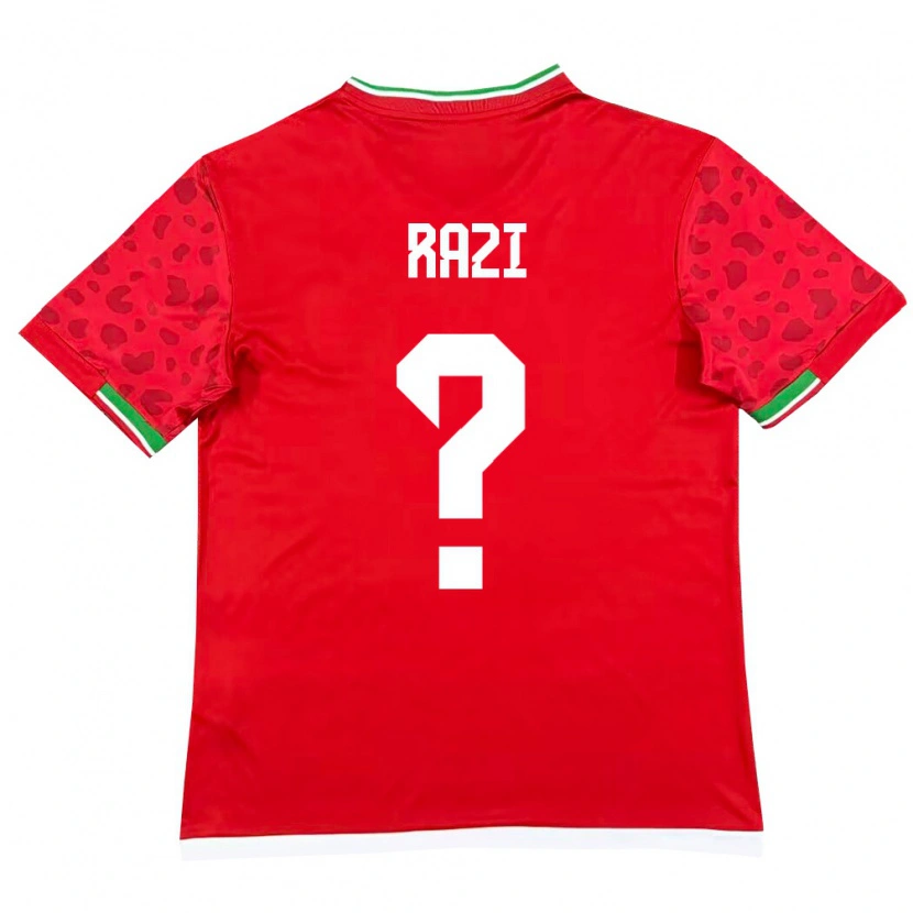 Danxen Pánské Írán Vihan Razi #0 Červená Bílá Daleko Hráčské Dresy 26-28 Dres