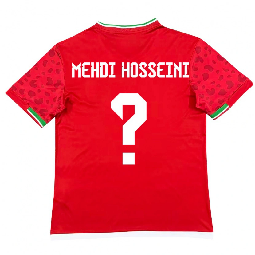 Danxen Pánské Írán Seyed Mehdi Hosseini #0 Červená Bílá Daleko Hráčské Dresy 26-28 Dres