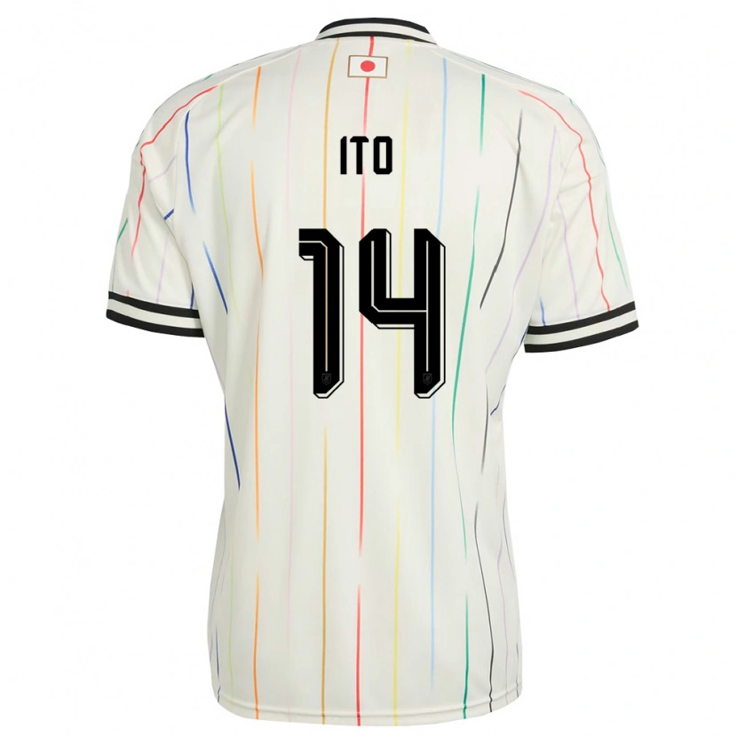 Danxen Pánské Japonsko Junya Ito #14 Bílá Černá Daleko Hráčské Dresy 26-28 Dres