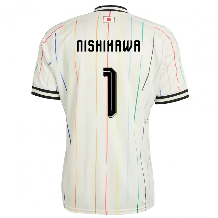Danxen Pánské Japonsko Genki Nishikawa #1 Bílá Černá Daleko Hráčské Dresy 26-28 Dres