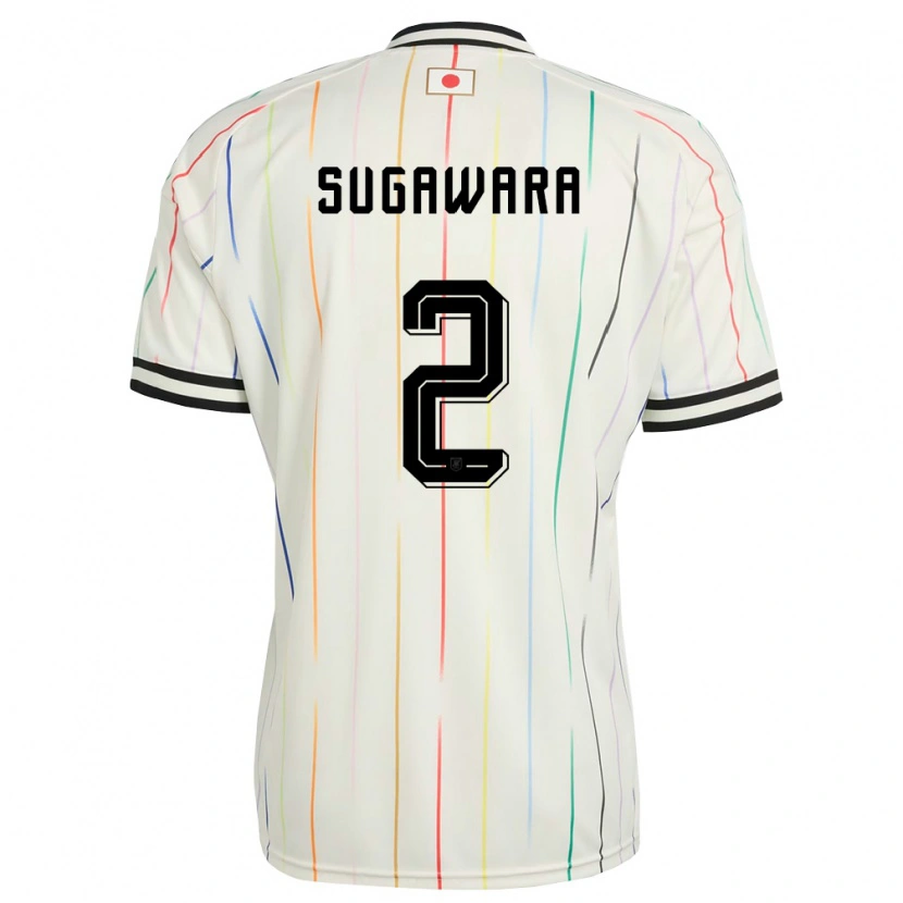 Danxen Pánské Japonsko Yukinari Sugawara #2 Bílá Černá Daleko Hráčské Dresy 26-28 Dres
