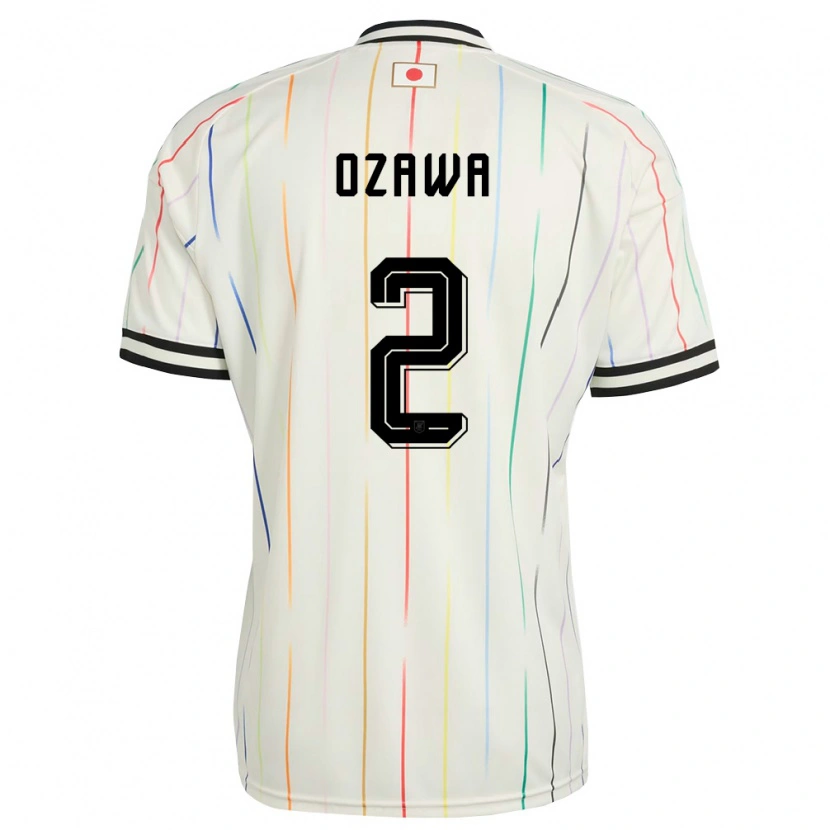 Danxen Pánské Japonsko Haruki Ozawa #2 Bílá Černá Daleko Hráčské Dresy 26-28 Dres