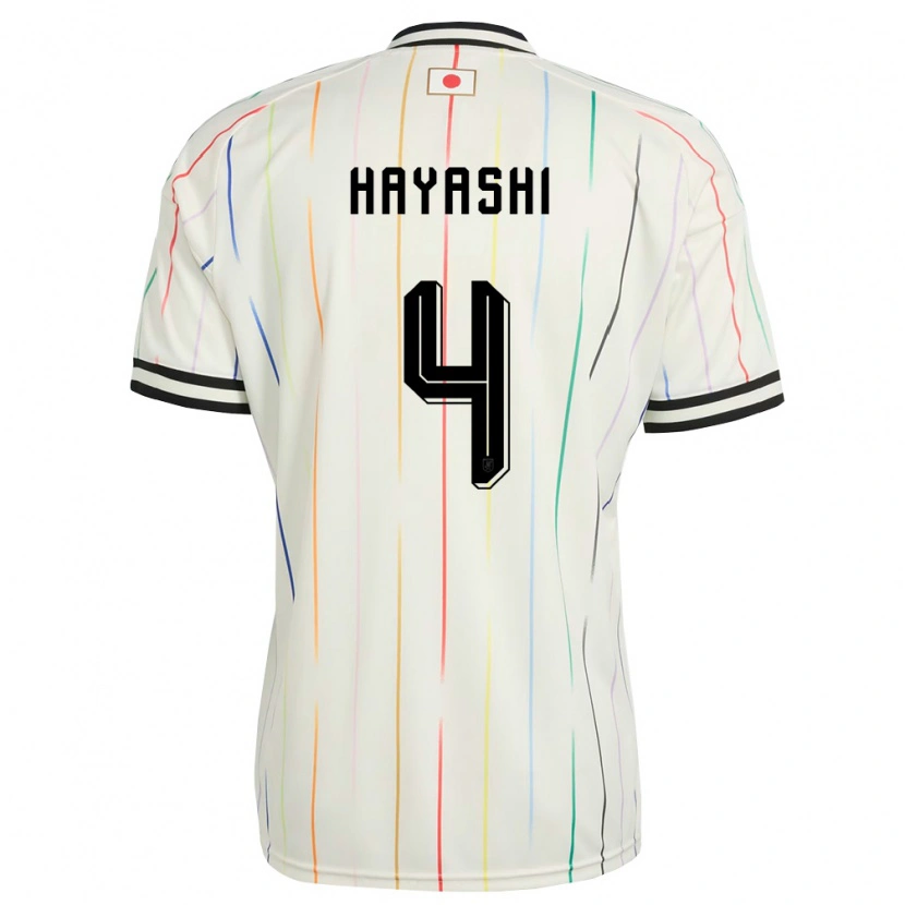 Danxen Pánské Japonsko Teon Hayashi #4 Bílá Černá Daleko Hráčské Dresy 26-28 Dres