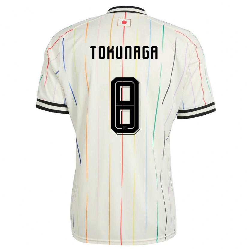 Danxen Pánské Japonsko Ryo Tokunaga #8 Bílá Černá Daleko Hráčské Dresy 26-28 Dres