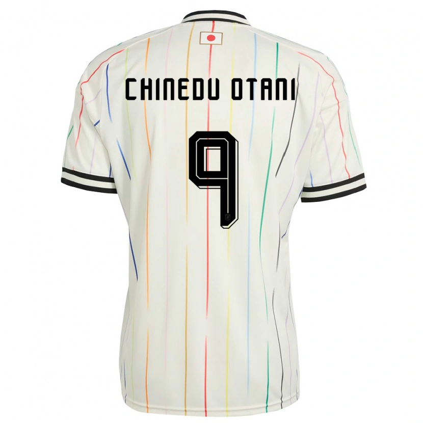 Danxen Pánské Japonsko Divine Chinedu Otani #9 Bílá Černá Daleko Hráčské Dresy 26-28 Dres