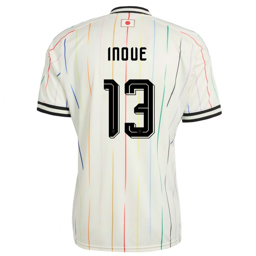 Danxen Pánské Japonsko Aren Inoue #13 Bílá Černá Daleko Hráčské Dresy 26-28 Dres