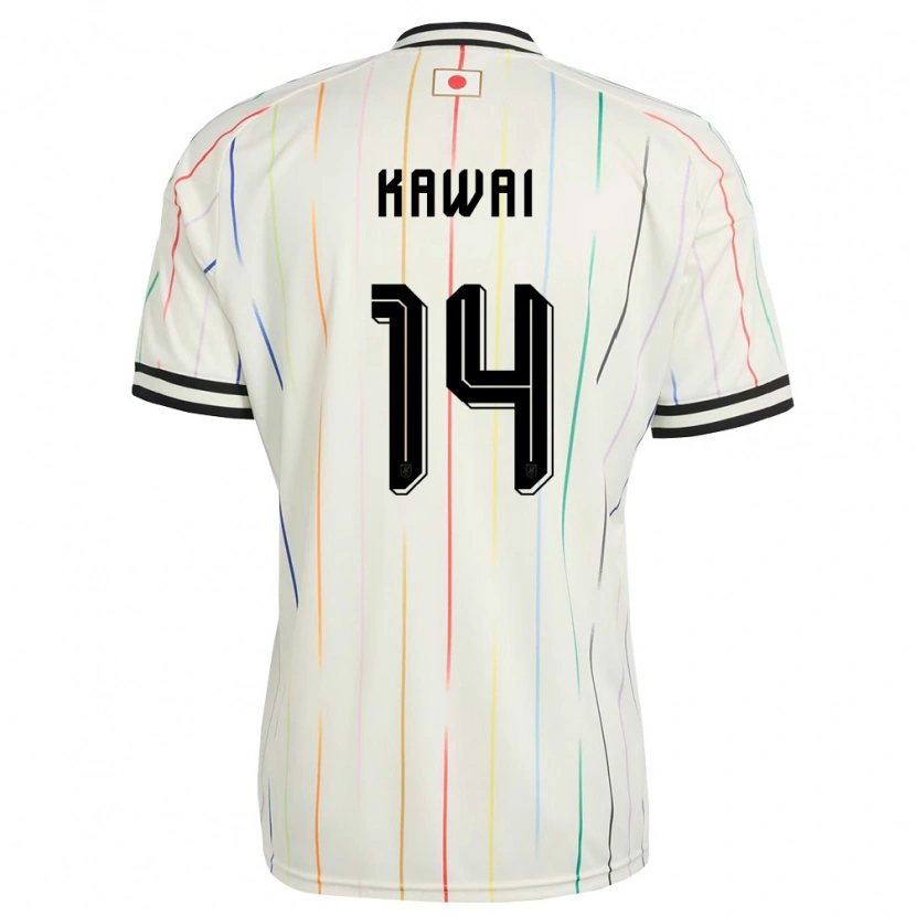 Danxen Pánské Japonsko Tokumo Kawai #14 Bílá Černá Daleko Hráčské Dresy 26-28 Dres