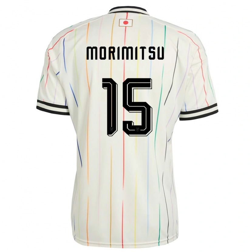 Danxen Pánské Japonsko Eito Morimitsu #15 Bílá Černá Daleko Hráčské Dresy 26-28 Dres