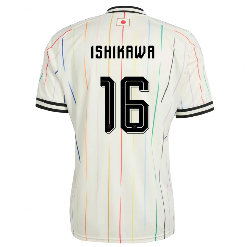 Danxen Pánské Japonsko Togo Ishikawa #16 Bílá Černá Daleko Hráčské Dresy 26-28 Dres