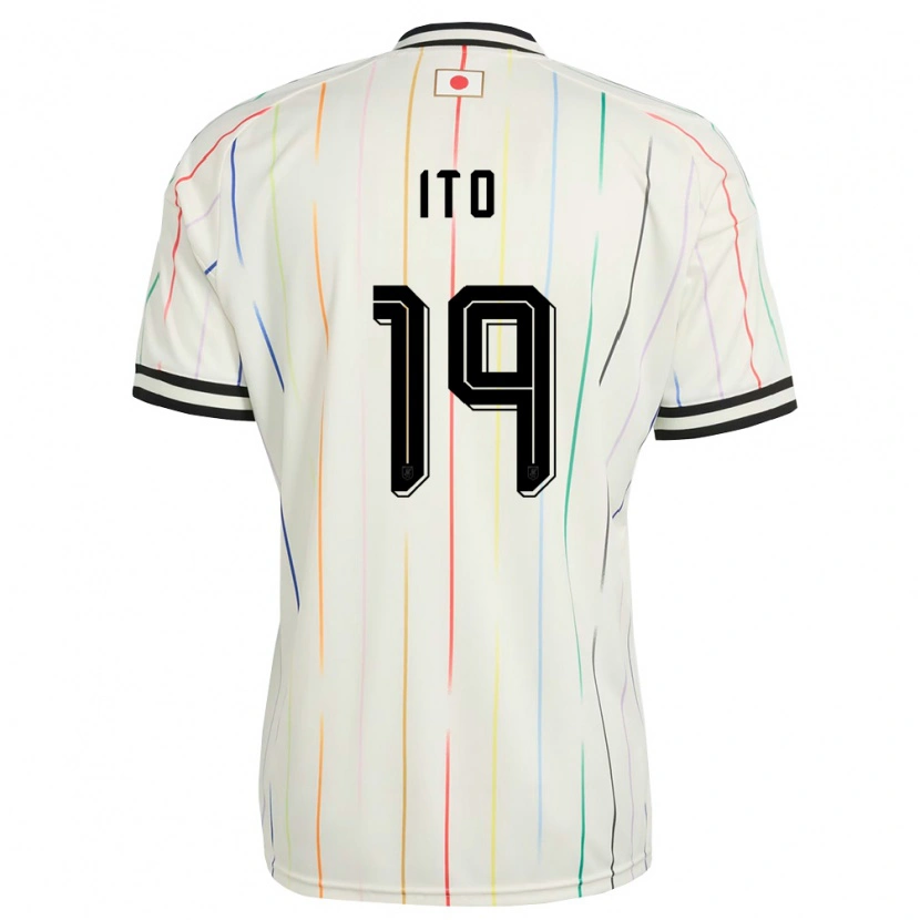 Danxen Pánské Japonsko Yu Ito #19 Bílá Černá Daleko Hráčské Dresy 26-28 Dres