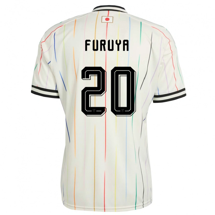 Danxen Pánské Japonsko Shusuke Furuya #20 Bílá Černá Daleko Hráčské Dresy 26-28 Dres
