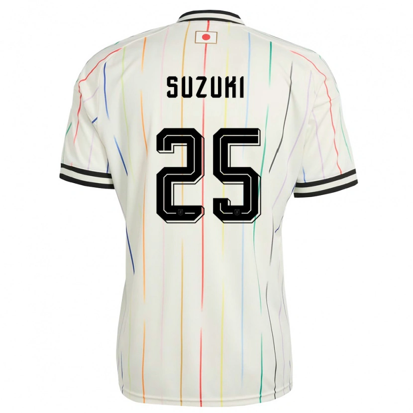 Danxen Pánské Japonsko Junnosuke Suzuki #25 Bílá Černá Daleko Hráčské Dresy 26-28 Dres