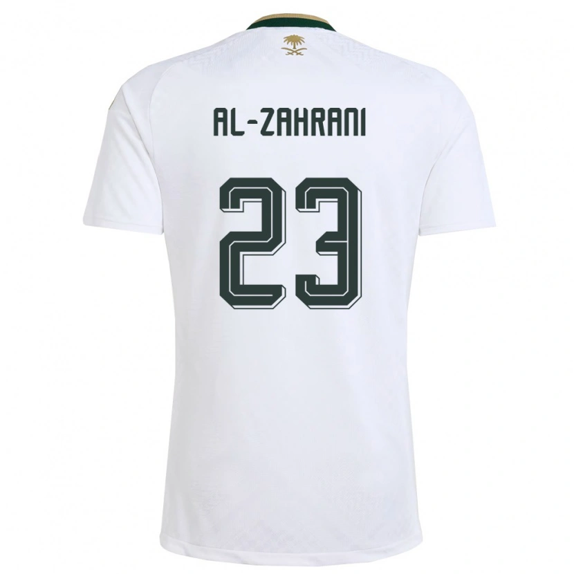Danxen Pánské Saúdská Arábie Tahani Al Zahrani #23 Bílá Zelená Zlatá Daleko Hráčské Dresy 26-28 Dres