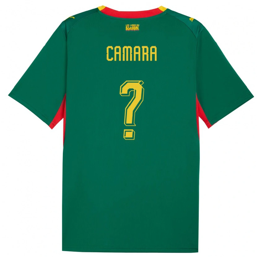 Danxen Pánské Senegal Famara Camara #0 Zelená Žlutá Červená Daleko Hráčské Dresy 26-28 Dres