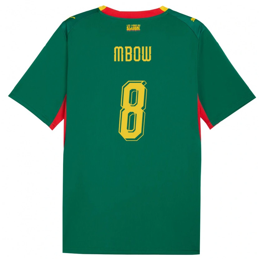 Danxen Pánské Senegal Mamadou Mbow #8 Zelená Žlutá Červená Daleko Hráčské Dresy 26-28 Dres