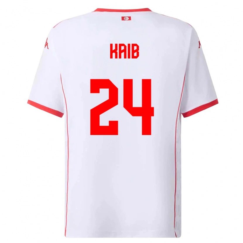 Danxen Pánské Tunisko Rami Kaib #24 Bílá Červená Daleko Hráčské Dresy 26-28 Dres