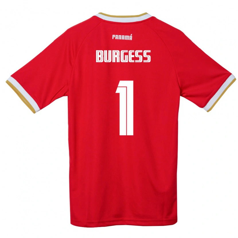 Danxen Dámské Panama Cecilio Burgess #1 Červená Hnědá Bílá Domů Hráčské Dresy 26-28 Dres