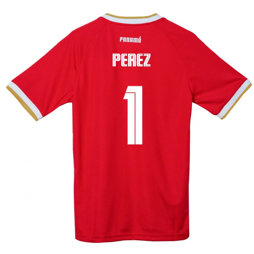 Danxen Dámské Panama Miguel Pérez #1 Červená Hnědá Bílá Domů Hráčské Dresy 26-28 Dres