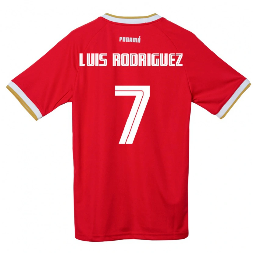 Danxen Dámské Panama José Luis Rodríguez #7 Červená Hnědá Bílá Domů Hráčské Dresy 26-28 Dres