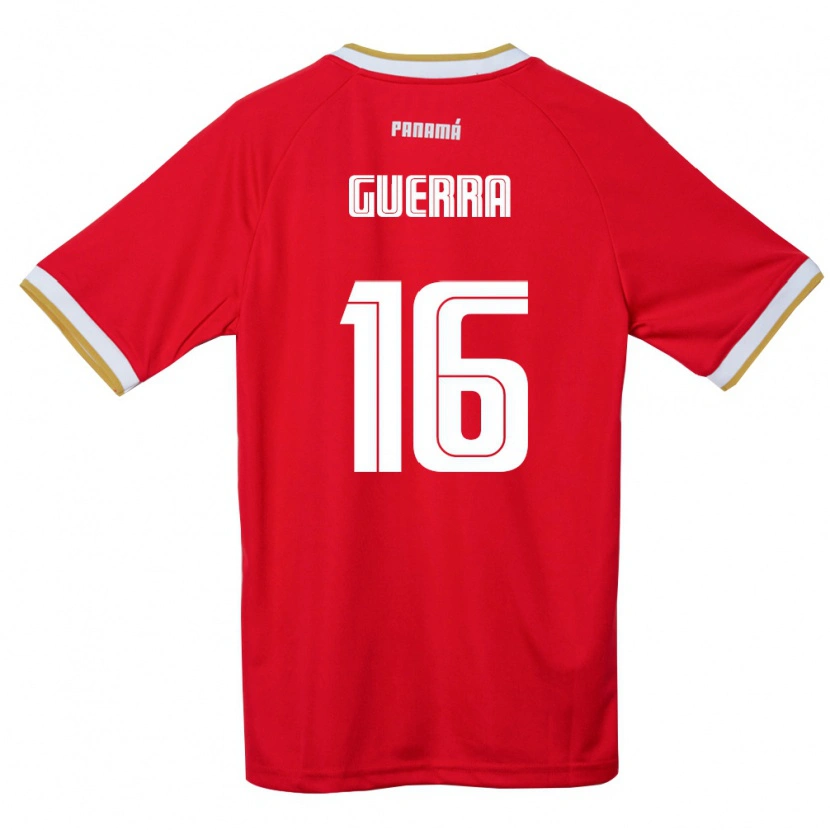 Danxen Dámské Panama Héctor Guerra #16 Červená Hnědá Bílá Domů Hráčské Dresy 26-28 Dres