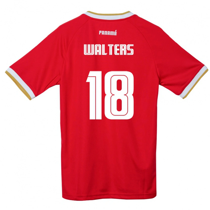 Danxen Dámské Panama Kairo Walters #18 Červená Hnědá Bílá Domů Hráčské Dresy 26-28 Dres
