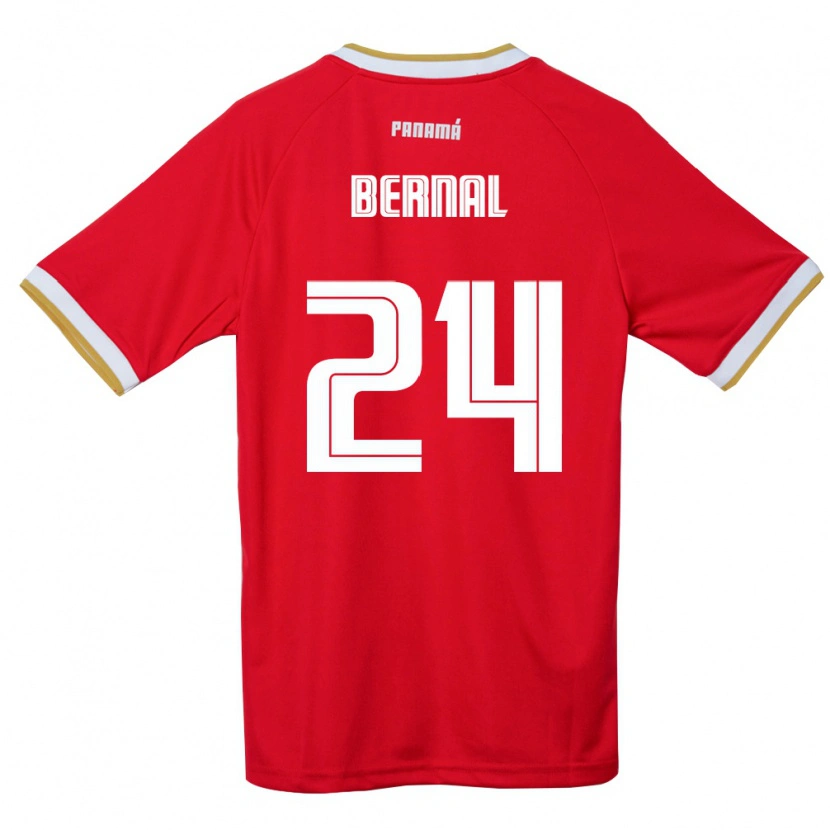 Danxen Dámské Panama Kevin Bernal #24 Červená Hnědá Bílá Domů Hráčské Dresy 26-28 Dres
