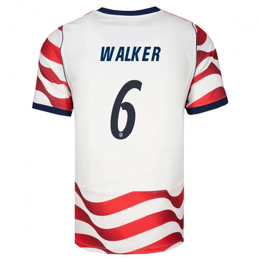 Danxen Dámské Spojené Státy Americké Landry Walker #6 Červená Bílá Černá Domů Hráčské Dresy 26-28 Dres