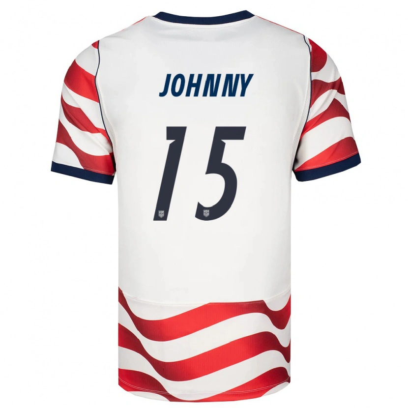 Danxen Dámské Spojené Státy Americké Johnny #15 Červená Bílá Černá Domů Hráčské Dresy 26-28 Dres