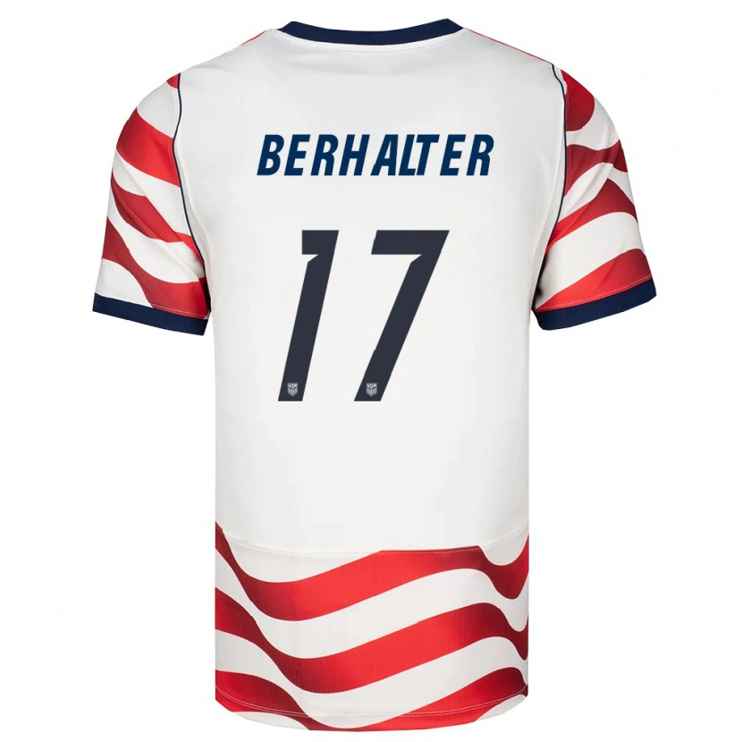 Danxen Dámské Spojené Státy Americké Sebastian Berhalter #17 Červená Bílá Černá Domů Hráčské Dresy 26-28 Dres
