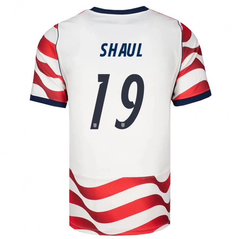 Danxen Dámské Spojené Státy Americké Ian Shaul #19 Červená Bílá Černá Domů Hráčské Dresy 26-28 Dres
