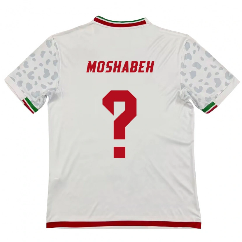 Danxen Dámské Írán Mahan Moshabeh #0 Bílá Červená Domů Hráčské Dresy 26-28 Dres