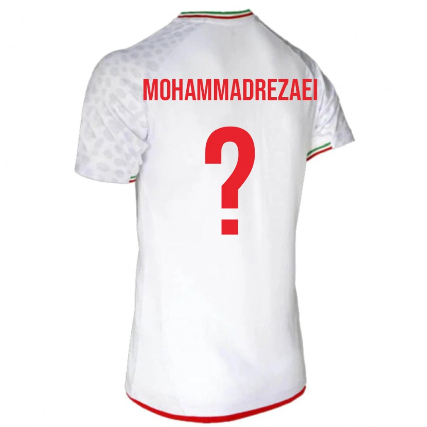Danxen Dámské Írán Hossein Mohammadrezaei #0 Bílá Červená Domů Hráčské Dresy 26-28 Dres