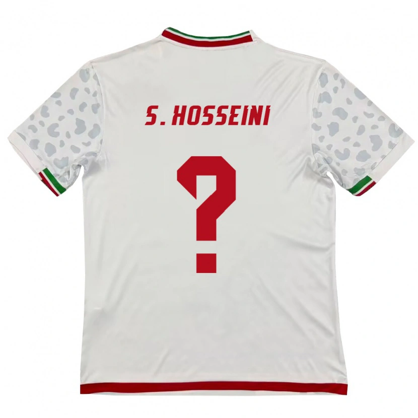 Danxen Dámské Írán Seyed Mohammadjavad Hosseini #0 Bílá Červená Domů Hráčské Dresy 26-28 Dres