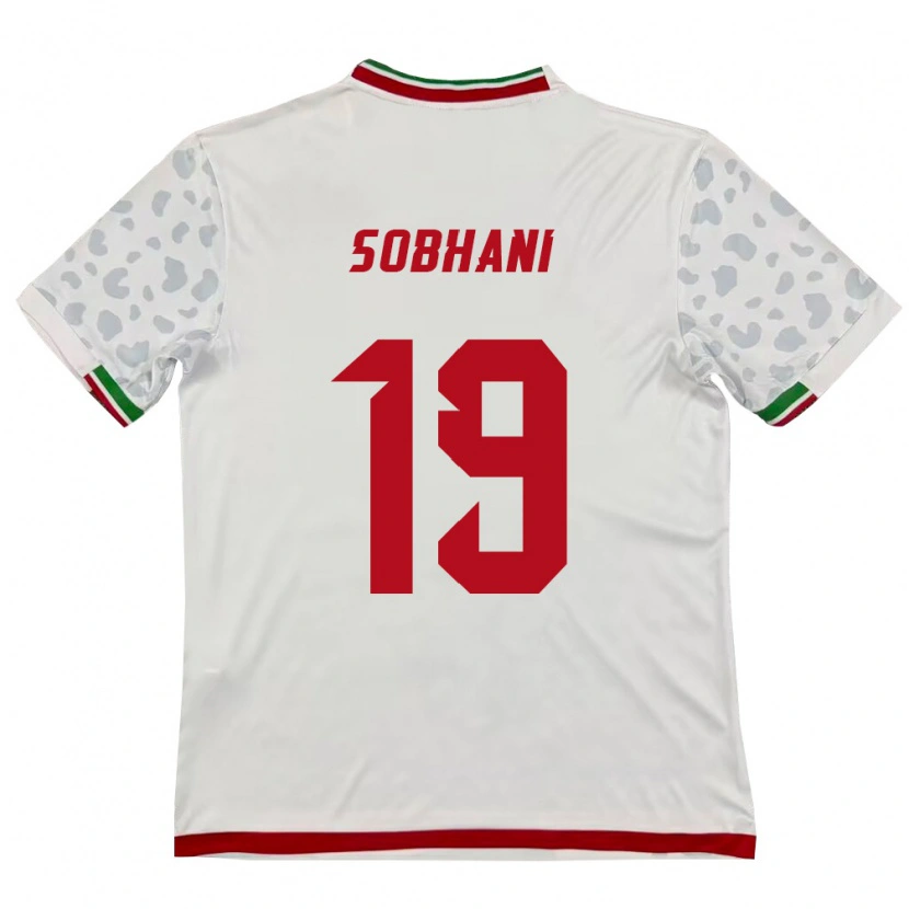 Danxen Dámské Írán Ali Sobhani #19 Bílá Červená Domů Hráčské Dresy 26-28 Dres