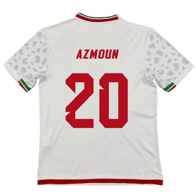 Danxen Dámské Írán Sardar Azmoun #20 Bílá Červená Domů Hráčské Dresy 26-28 Dres