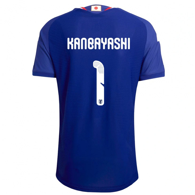 Danxen Dámské Japonsko Taisei Kanbayashi #1 Modrá Bílá Červená Domů Hráčské Dresy 26-28 Dres